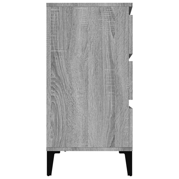 Harmaa senkki Wissam 60x35x70cm (puinen)