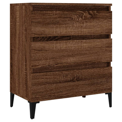 Senkki ruskea tammi 60x35x70 cm tekninen puu