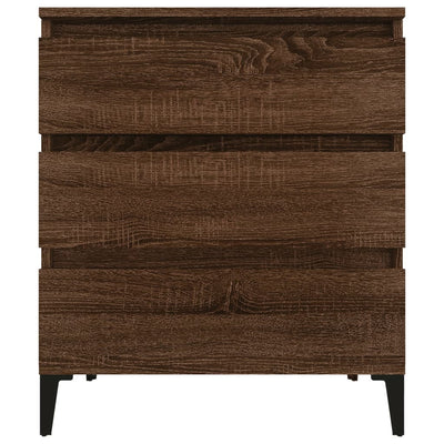 Senkki ruskea tammi 60x35x70 cm tekninen puu