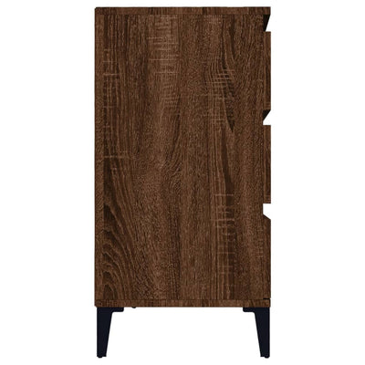 Senkki ruskea tammi 60x35x70 cm tekninen puu