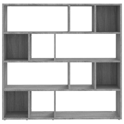 Kirjahylly/tilanjakaja harmaa Sonoma 105x24x102 cm