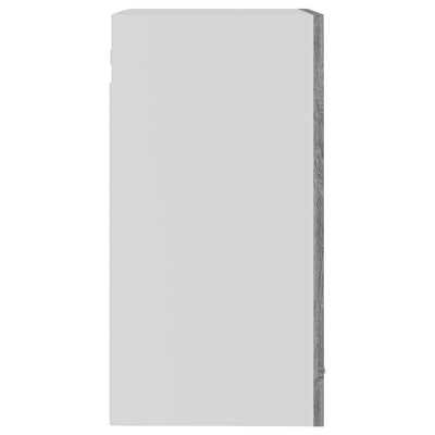 Harmaa riippuva lasikaappi Pompilas 40x31x60cm (puinen)