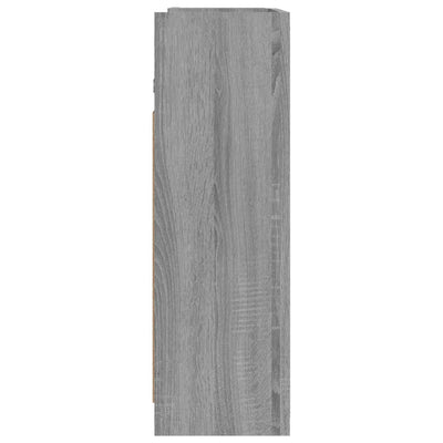Kylpyhuoneen peilikaappi harmaa Sonoma 62,5x20,5x64 cm puu
