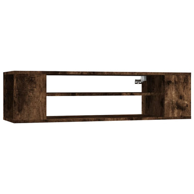 Seinä TV-taso savutammi 100x30x26,5 cm tekninen puu