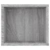 Seinä TV-taso harmaa Sonoma 100x30x26,5 cm tekninen puu