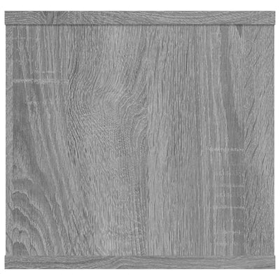 Seinähylly harmaa Sonoma 102x30x29 cm tekninen puu