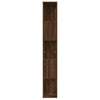 Kirjahylly ruskea tammi 45x24x160 cm tekninen puu