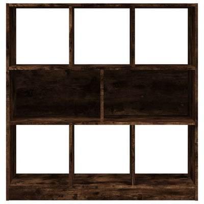 Kirjakaappi savutammi 97,5x29,5x100 cm tekninen puu