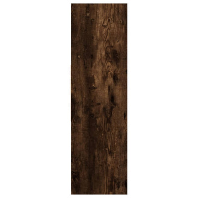 Kirjakaappi savutammi 97,5x29,5x100 cm tekninen puu