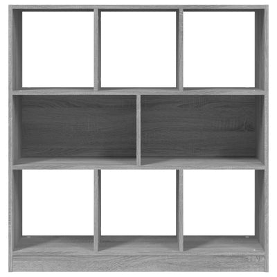 Kirjakaappi harmaa Sonoma 97,5x29,5x100 cm tekninen puu