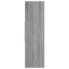 Kirjakaappi harmaa Sonoma 97,5x29,5x100 cm tekninen puu