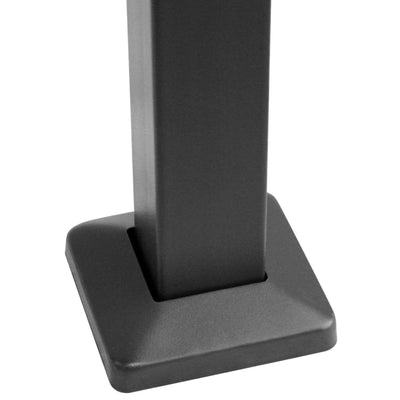 Antrasiitti grillikatos sivuhyllyillä Filot 240x150x243cm (teräs)