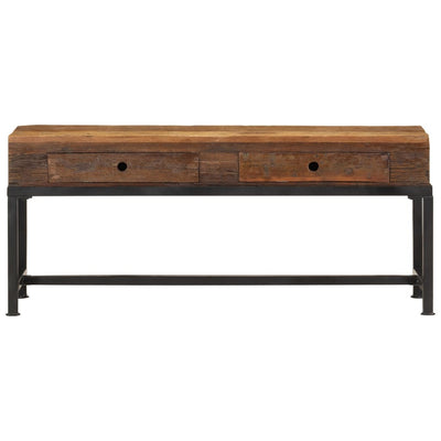TV-taso 110x30x46 cm kierrätetty täyspuu