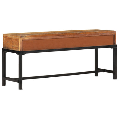 TV-taso 110x30x46 cm kierrätetty täyspuu
