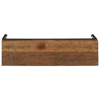 TV-taso 110x30x46 cm kierrätetty täyspuu