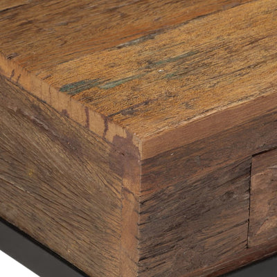 TV-taso 110x30x46 cm kierrätetty täyspuu