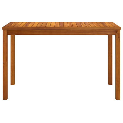 Puutarhapöytä 110x55x67 cm täysi akasiapuu