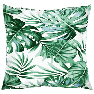 Sohvatyynyt 4 kpl lehtikuvio 40x40 cm kangas