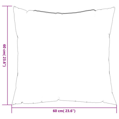 Sohvatyynyt 4 kpl punainen 60x60 cm kangas