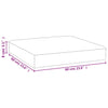 Lavatyyny lehtikuvio 60x60x8 cm oxford kangas