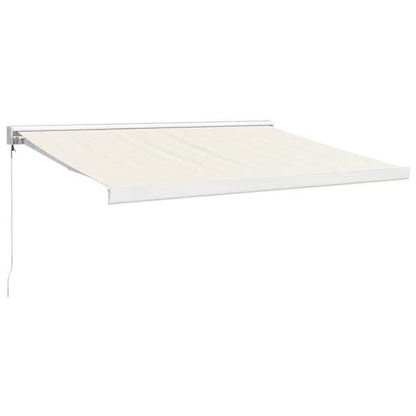 Sisäänkelattava markiisi kerma 3x2,5 m kangas/alumiini