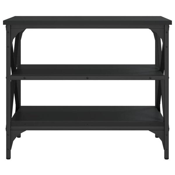 TV-taso musta 60x40x50 cm tekninen puu