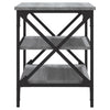 TV-taso harmaa Sonoma 60x40x50 cm tekninen puu