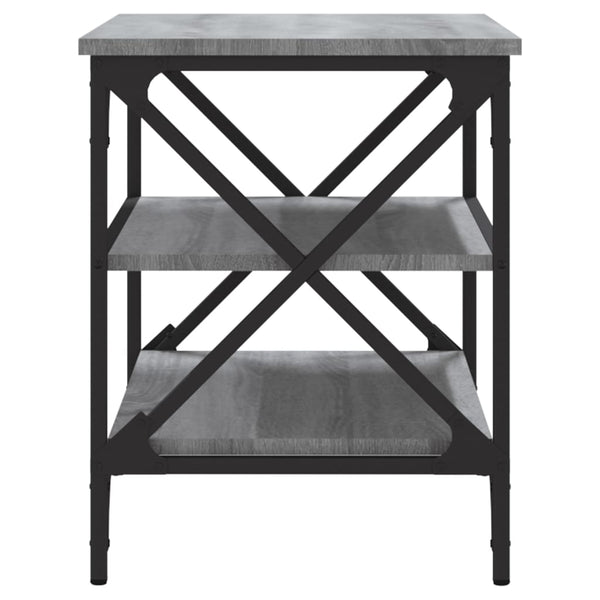 TV-taso harmaa Sonoma 60x40x50 cm tekninen puu
