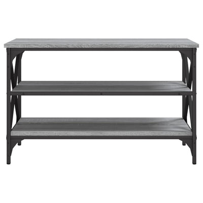 TV-taso harmaa Sonoma 80x40x30 cm tekninen puu