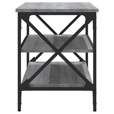 TV-taso harmaa Sonoma 80x40x30 cm tekninen puu