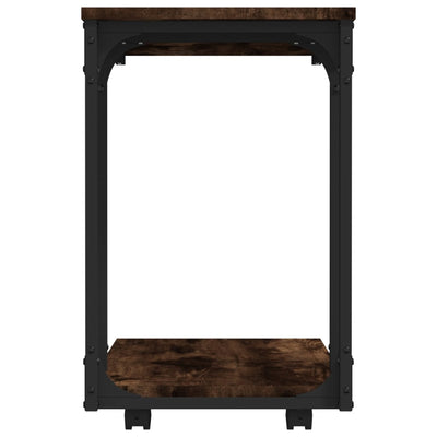 Savutammi sivupöytä pyörillä Brion 50x35x55,5cm (puinen)