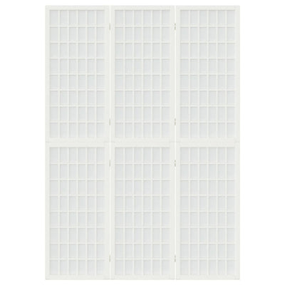 Tilanjakaja 3 paneelia japanilaistyylinen 120x170cm valkoinen