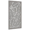 Corten teräs puutarhaseinäkoriste Heracle 105x55cm (lehtikuvio)