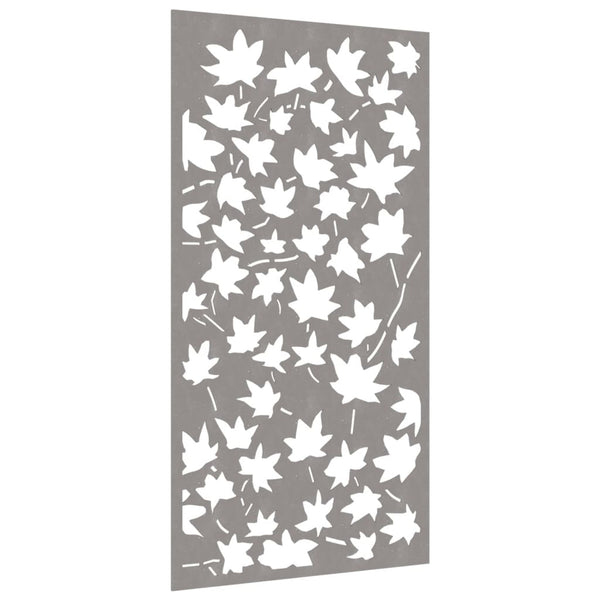 Corten teräs puutarhaseinäkoriste Miia 105x55cm (vaahteranlehtikuvio)