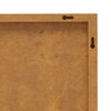 Corten teräs puutarhaseinäkoristeet Kyong 105x55cm (2 kpl kukkakuvio)
