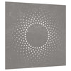 Corten teräs puutarhaseinäkoriste Urechiatu 55x55cm (aurinkokuvio)