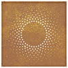 Corten teräs puutarhaseinäkoriste Urechiatu 55x55cm (aurinkokuvio)