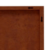 Puutarhaseinäkoriste 105x55 cm corten teräs lehtikuvio