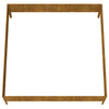 Korotettu kukkalaatikko 100x100x33,5 cm Corten teräs