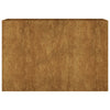 Korotettu kukkalaatikko 120x40x80 cm Corten teräs