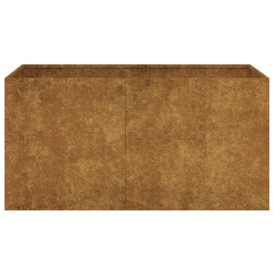 Kukkalaatikko 80x40x40 cm Corten teräs