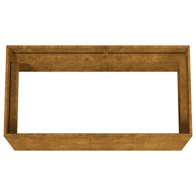 Kukkalaatikko 80x40x40 cm Corten teräs