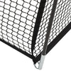 Pesäpallo lyöntihäkki musta verkko 900x400x250 cm polyesteri
