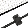Tennisverkko musta ja punainen 300x100x87 cm polyesteri