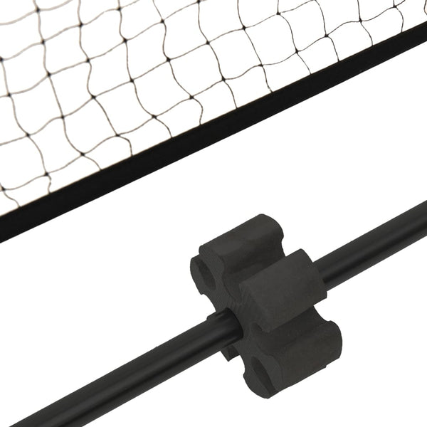 Tennisverkko musta ja punainen 300x100x87 cm polyesteri