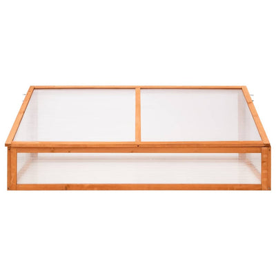 Kasvihuone oranssi 110x58,5x39 cm kuusi