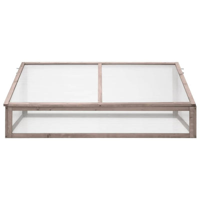 Kasvihuone harmaa 110x58,5x39 cm kuusi