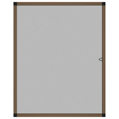 Ruskea hyönteisverkko ikkunaan Chestina 80x100cm