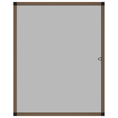 Ruskea hyönteisverkko ikkunaan Chestina 100x120cm