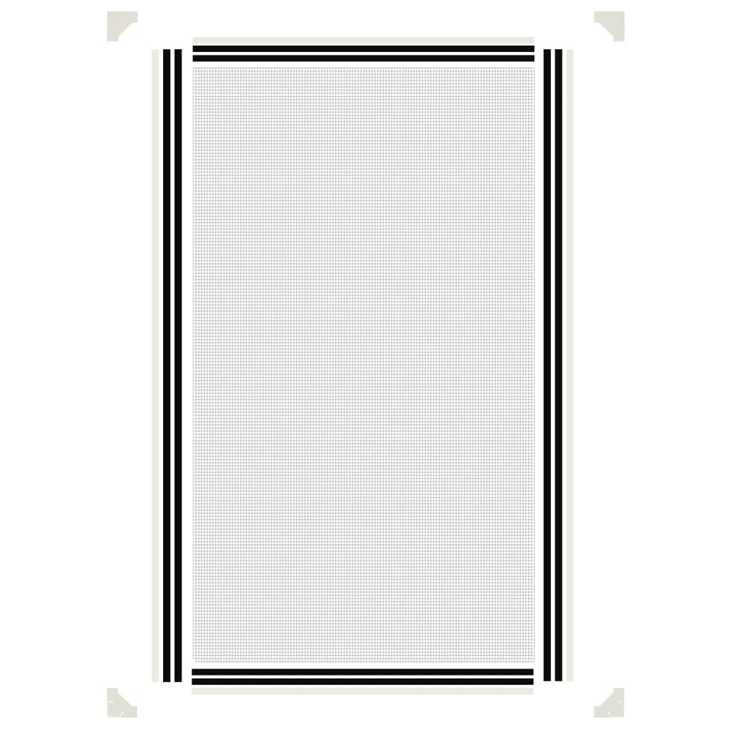 Valkoinen magneettinen hyönteisverkko ikkunaan Fotbal 80x140cm